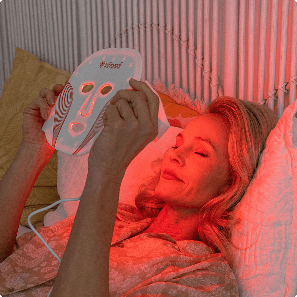 Infraredi LED Light Therapy Mask Light Therapy Lamps Infraredi